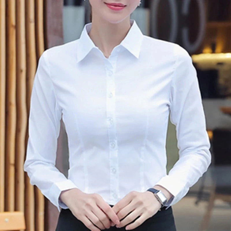 "Essence-Chiffon" Slim-Fit Shirt