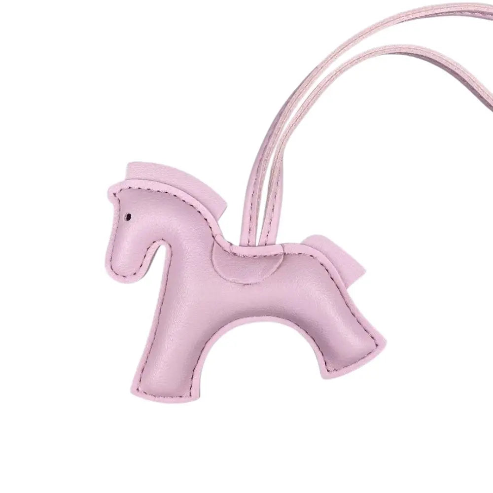 The Equestrian Warhorse Leather Bag Charm