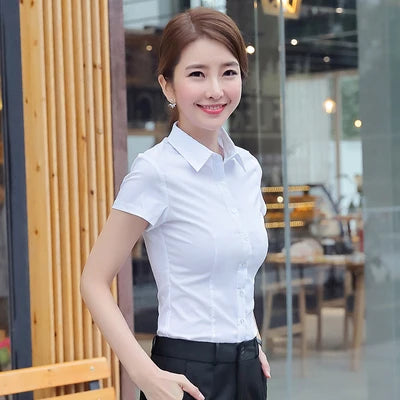"Essence-Chiffon" Slim-Fit Shirt