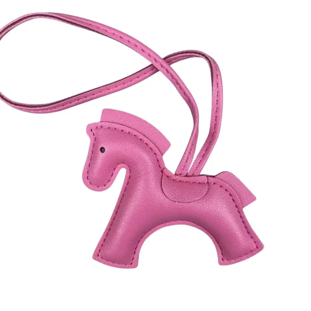 The Equestrian Warhorse Leather Bag Charm