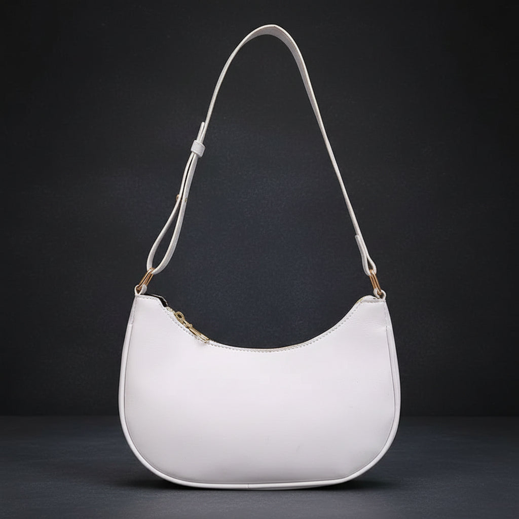 The Crescent Stone Shoulder Bag