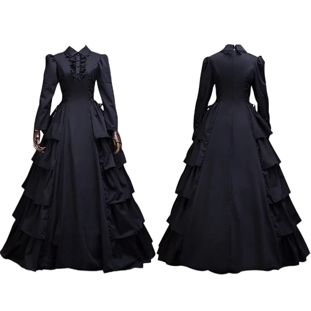 The Raven Victorian Gown