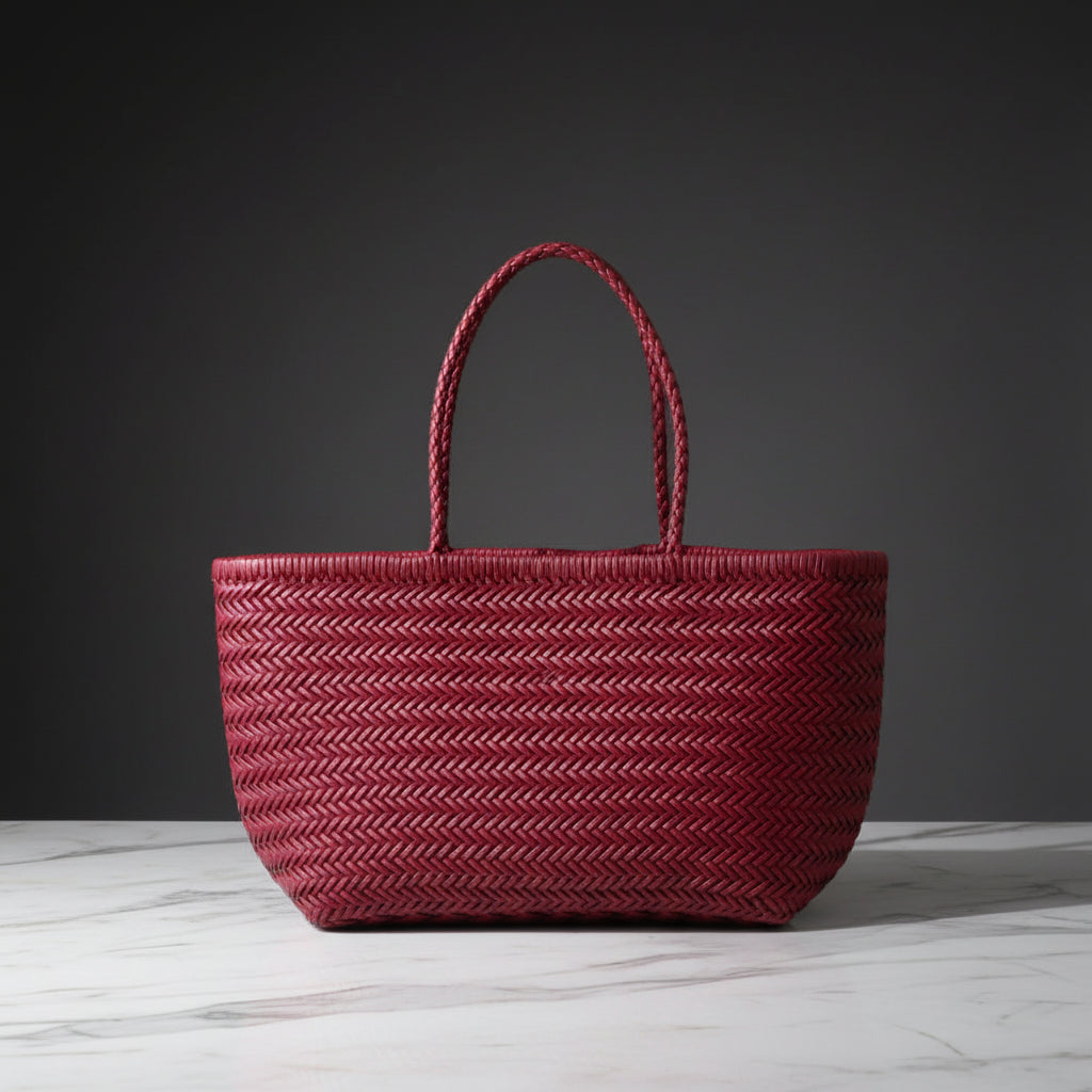 The Artisan Woven Bucket Tote