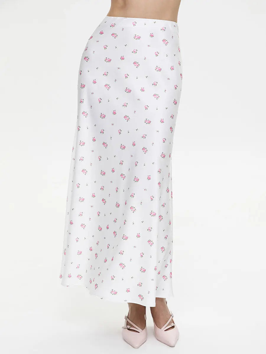 Vintage Botanical Wrap Gown