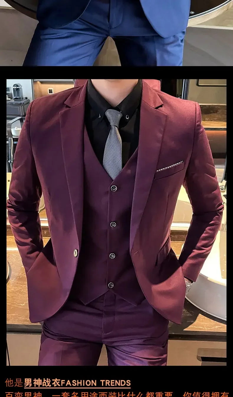 Modern British 3-Piece Suit