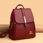 Classic Lock Casual Backpack