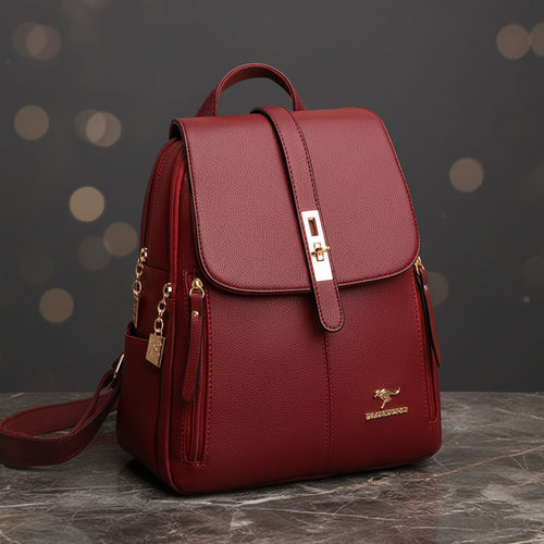 Classic Lock Casual Backpack