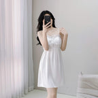 Ice Silk & Lace Nightgown